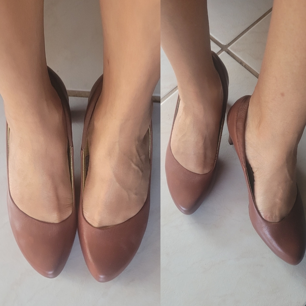 TSUBO Toffee Brown Dufray Heels Sz 8 | Euro Sz 39